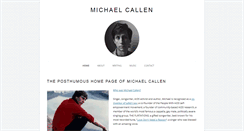 Desktop Screenshot of michaelcallen.com